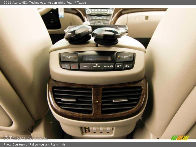 Aspen White Pearl / Taupe 2011 Acura MDX Technology