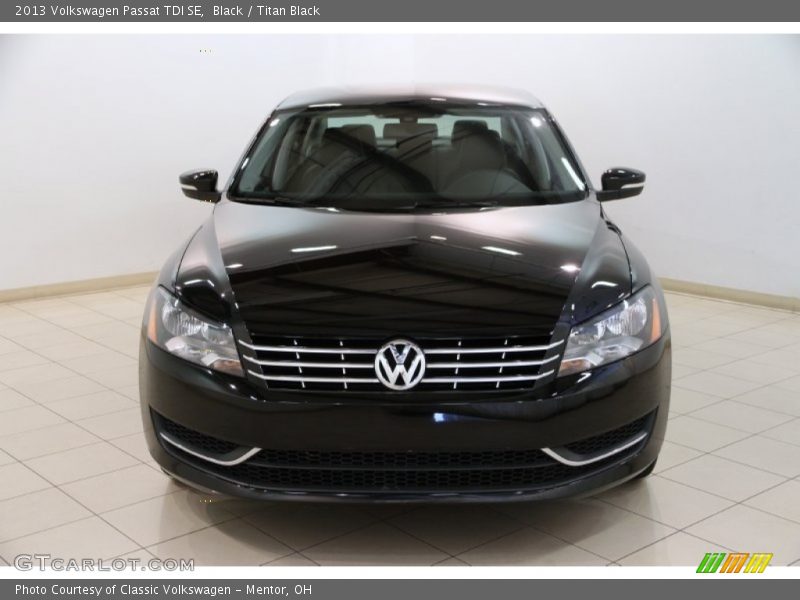 Black / Titan Black 2013 Volkswagen Passat TDI SE