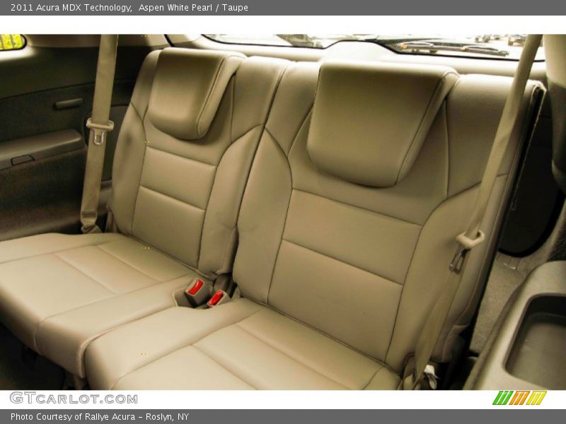 Aspen White Pearl / Taupe 2011 Acura MDX Technology