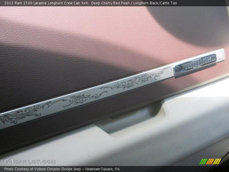 Deep Cherry Red Pearl / Longhorn Black/Cattle Tan 2013 Ram 1500 Laramie Longhorn Crew Cab 4x4