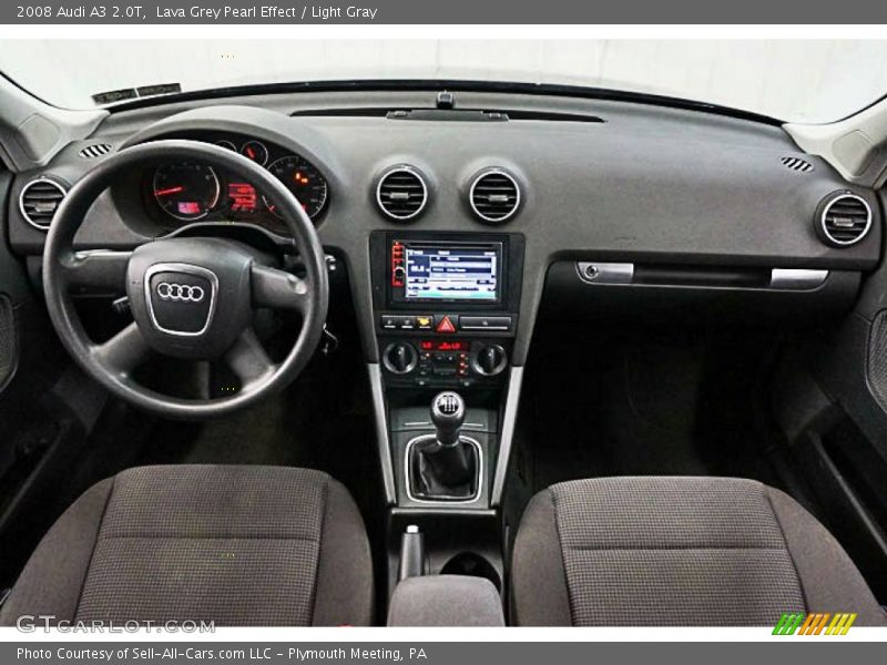 Lava Grey Pearl Effect / Light Gray 2008 Audi A3 2.0T