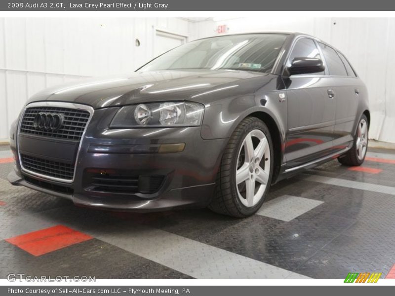 Lava Grey Pearl Effect / Light Gray 2008 Audi A3 2.0T