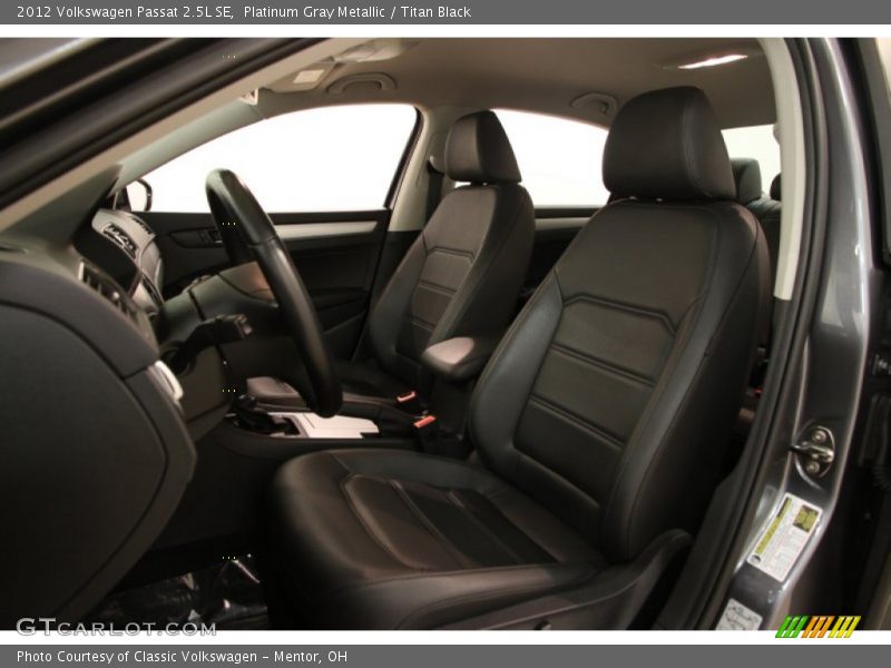  2012 Passat 2.5L SE Titan Black Interior