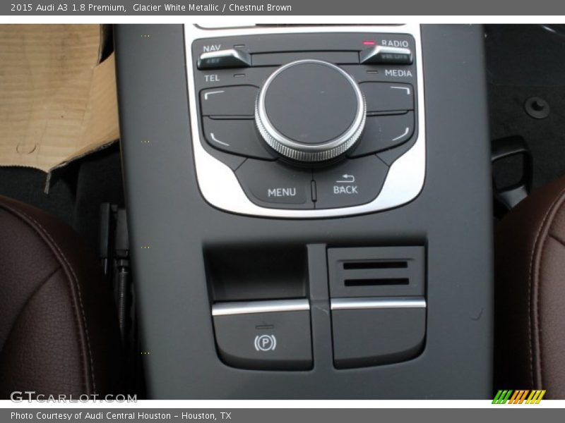 Glacier White Metallic / Chestnut Brown 2015 Audi A3 1.8 Premium