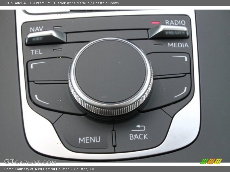 Glacier White Metallic / Chestnut Brown 2015 Audi A3 1.8 Premium