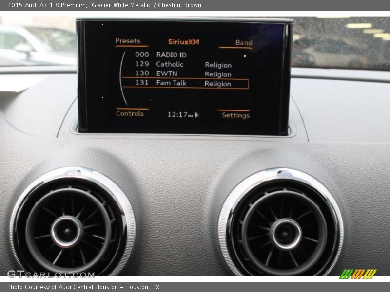 Glacier White Metallic / Chestnut Brown 2015 Audi A3 1.8 Premium