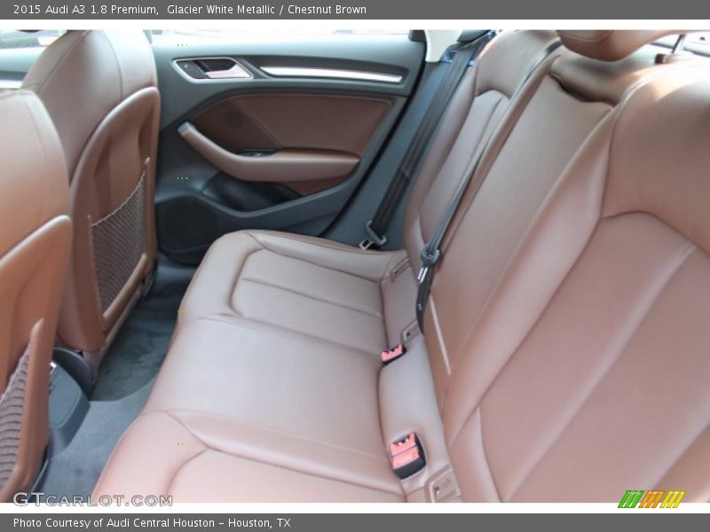 Glacier White Metallic / Chestnut Brown 2015 Audi A3 1.8 Premium