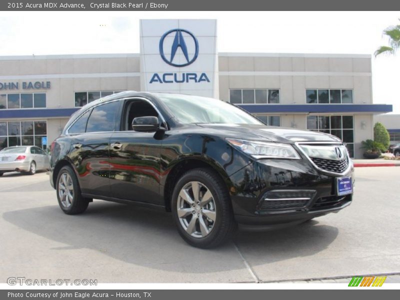Crystal Black Pearl / Ebony 2015 Acura MDX Advance