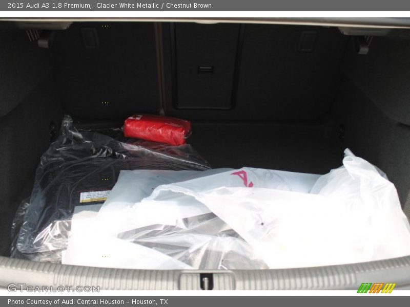 Glacier White Metallic / Chestnut Brown 2015 Audi A3 1.8 Premium