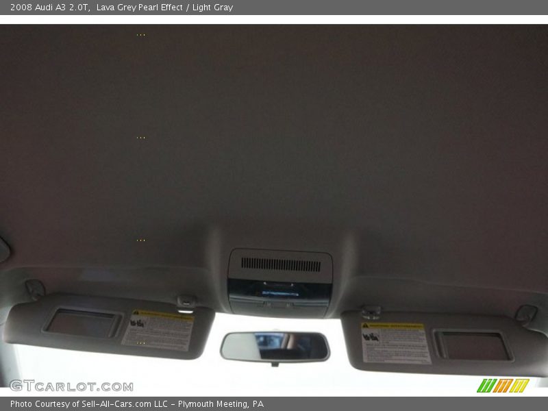 Lava Grey Pearl Effect / Light Gray 2008 Audi A3 2.0T