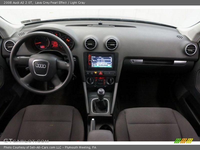 Lava Grey Pearl Effect / Light Gray 2008 Audi A3 2.0T