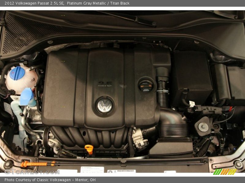  2012 Passat 2.5L SE Engine - 2.5 Liter DOHC 20-Valve 5 Cylinder