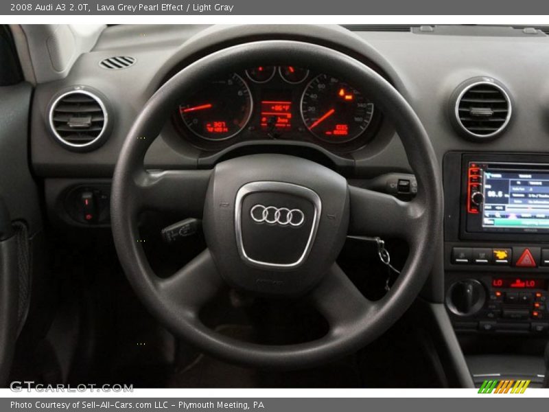 Lava Grey Pearl Effect / Light Gray 2008 Audi A3 2.0T