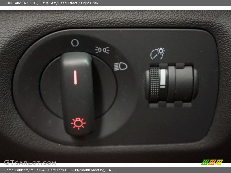 Lava Grey Pearl Effect / Light Gray 2008 Audi A3 2.0T