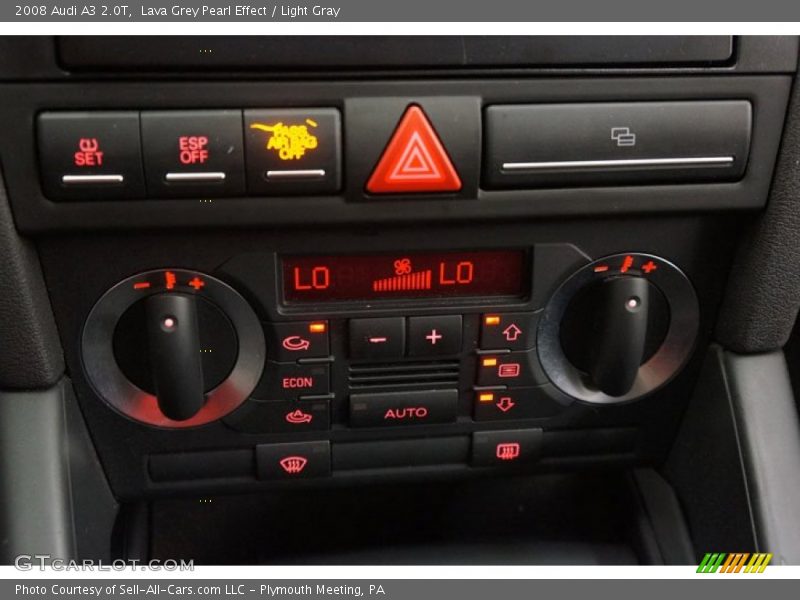 Lava Grey Pearl Effect / Light Gray 2008 Audi A3 2.0T