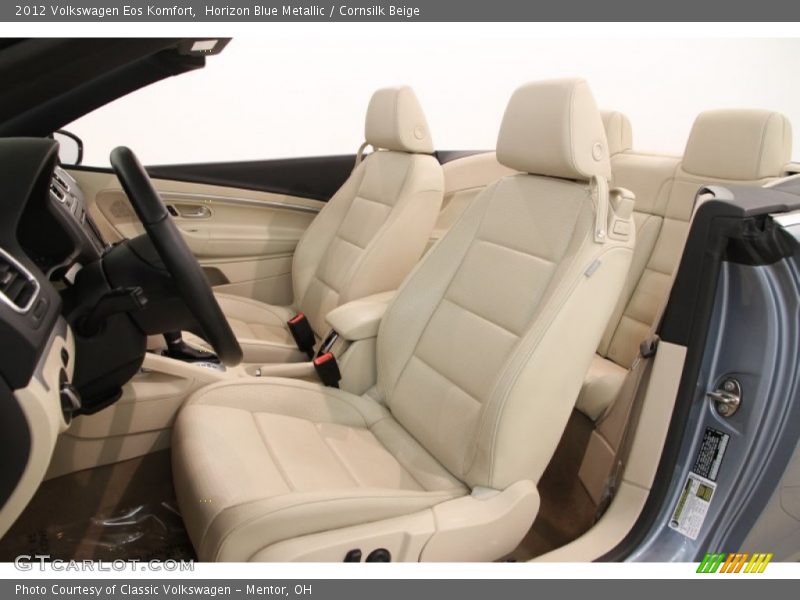 Horizon Blue Metallic / Cornsilk Beige 2012 Volkswagen Eos Komfort
