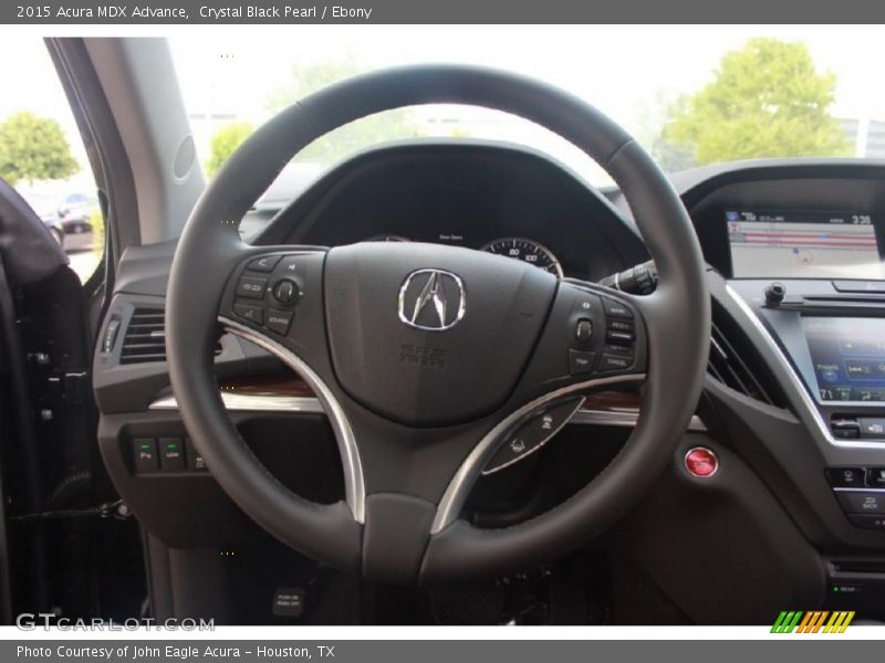 Crystal Black Pearl / Ebony 2015 Acura MDX Advance