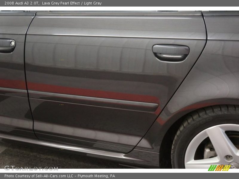 Lava Grey Pearl Effect / Light Gray 2008 Audi A3 2.0T