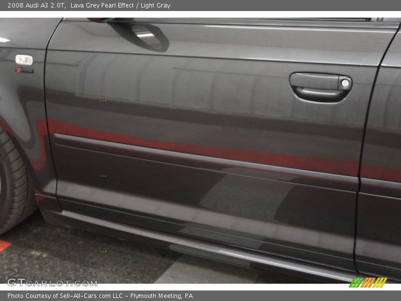 Lava Grey Pearl Effect / Light Gray 2008 Audi A3 2.0T