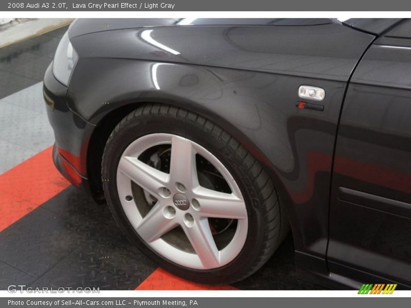 Lava Grey Pearl Effect / Light Gray 2008 Audi A3 2.0T