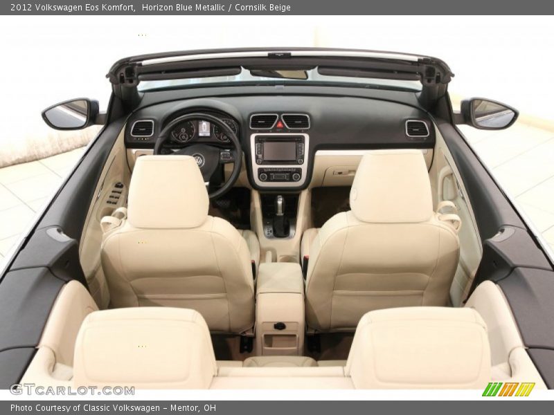 Horizon Blue Metallic / Cornsilk Beige 2012 Volkswagen Eos Komfort