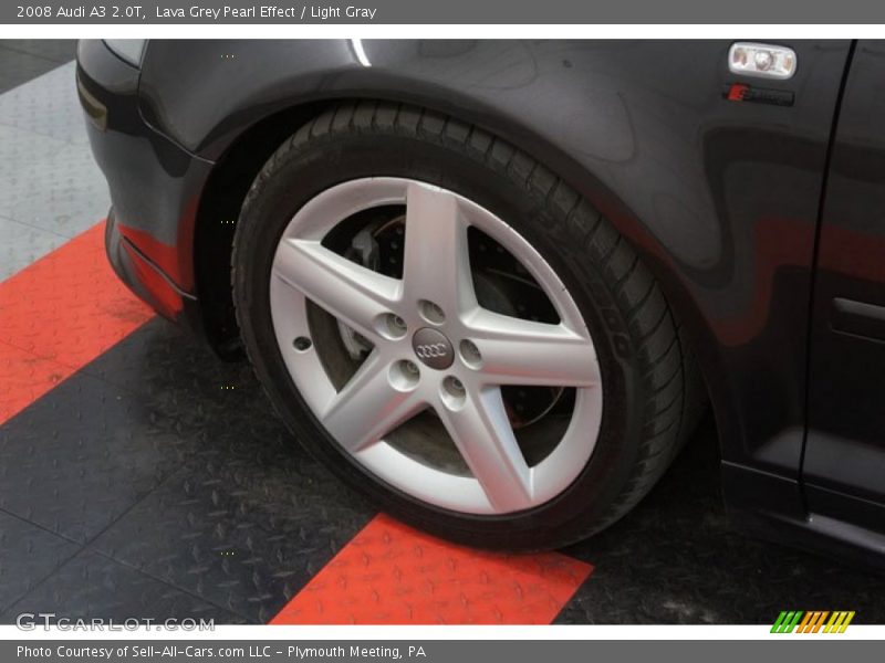 Lava Grey Pearl Effect / Light Gray 2008 Audi A3 2.0T