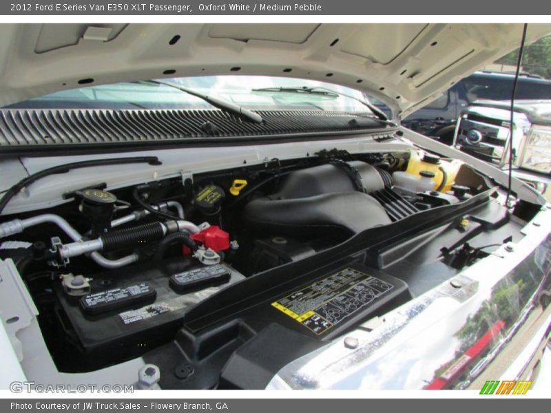 Oxford White / Medium Pebble 2012 Ford E Series Van E350 XLT Passenger