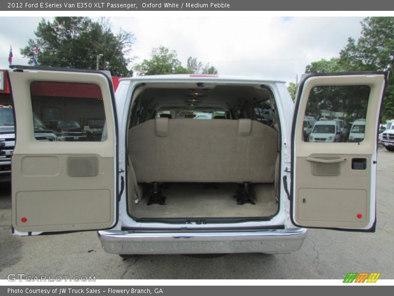Oxford White / Medium Pebble 2012 Ford E Series Van E350 XLT Passenger