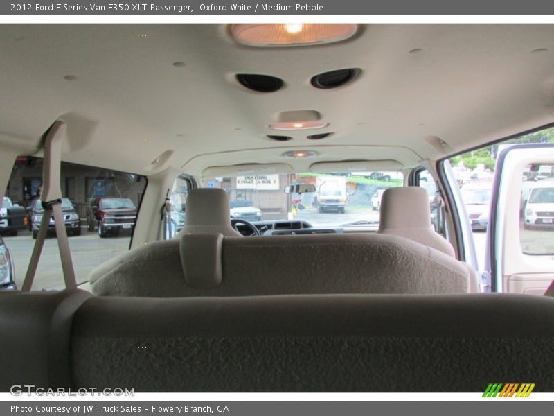 Oxford White / Medium Pebble 2012 Ford E Series Van E350 XLT Passenger