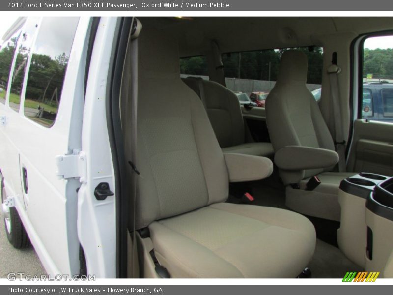 Oxford White / Medium Pebble 2012 Ford E Series Van E350 XLT Passenger