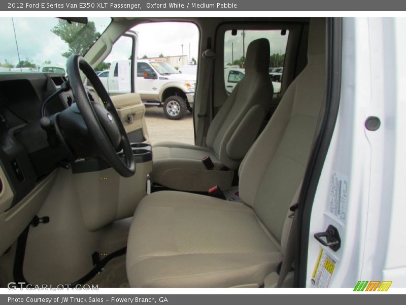 Oxford White / Medium Pebble 2012 Ford E Series Van E350 XLT Passenger