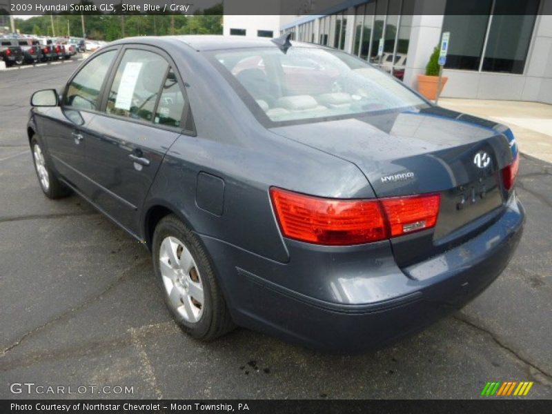 Slate Blue / Gray 2009 Hyundai Sonata GLS