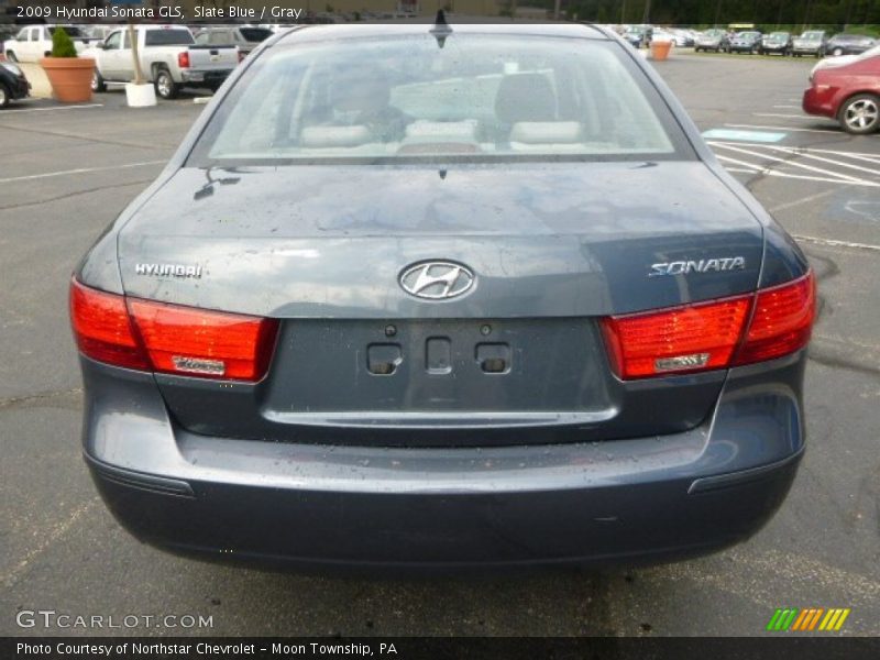 Slate Blue / Gray 2009 Hyundai Sonata GLS