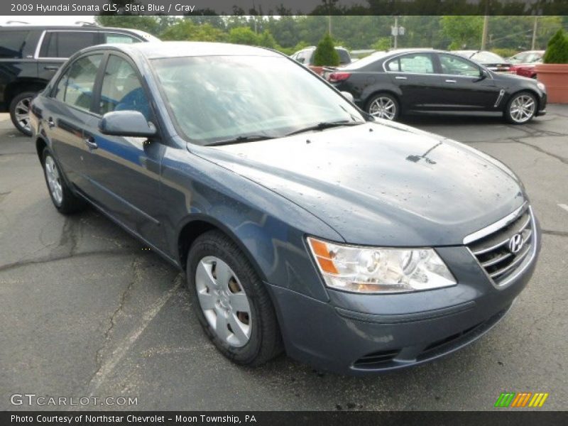 Slate Blue / Gray 2009 Hyundai Sonata GLS