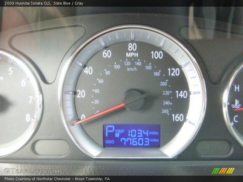 Slate Blue / Gray 2009 Hyundai Sonata GLS
