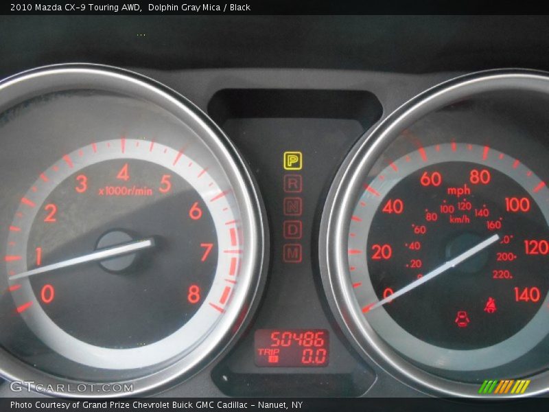 Dolphin Gray Mica / Black 2010 Mazda CX-9 Touring AWD
