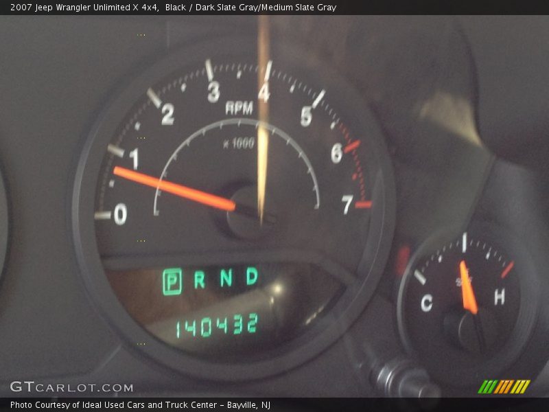 Black / Dark Slate Gray/Medium Slate Gray 2007 Jeep Wrangler Unlimited X 4x4