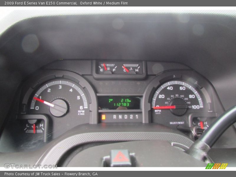 Oxford White / Medium Flint 2009 Ford E Series Van E150 Commercial