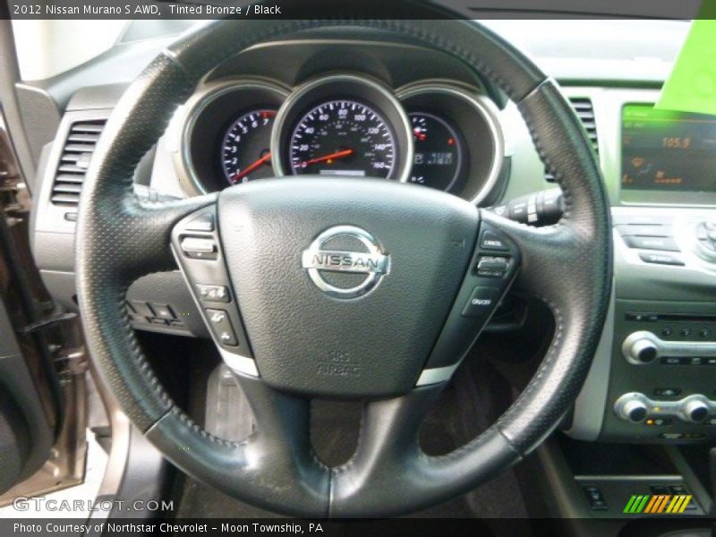 Tinted Bronze / Black 2012 Nissan Murano S AWD