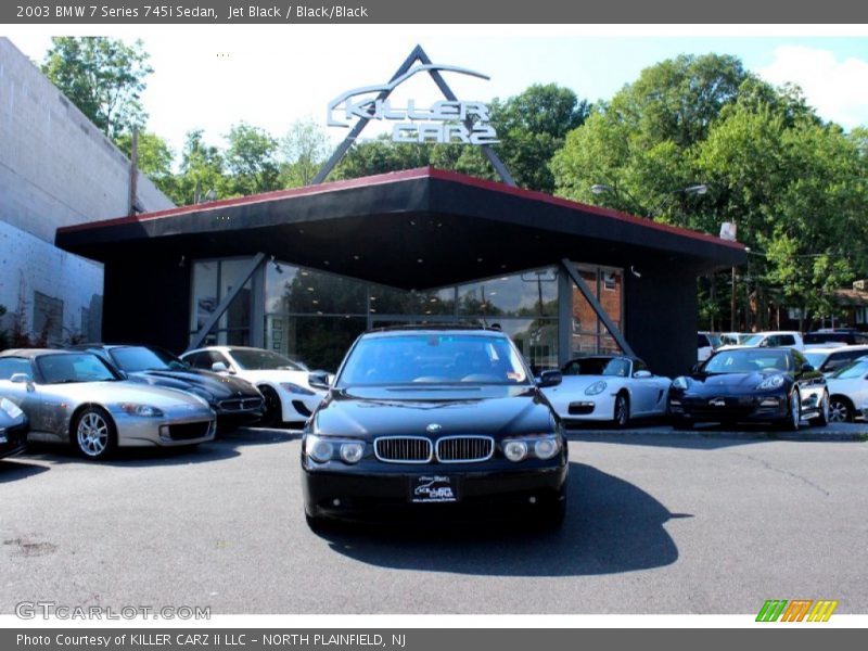 Jet Black / Black/Black 2003 BMW 7 Series 745i Sedan