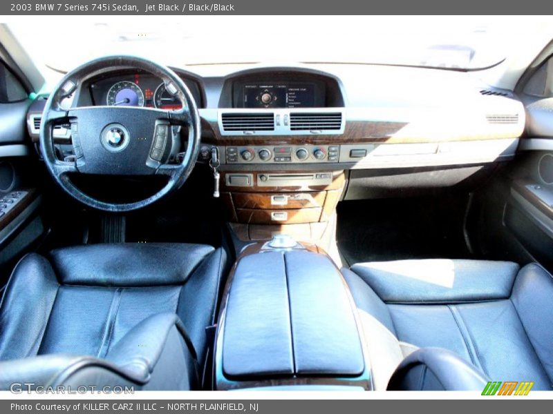 Jet Black / Black/Black 2003 BMW 7 Series 745i Sedan