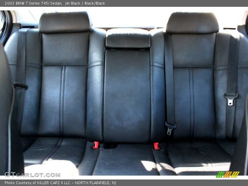 Jet Black / Black/Black 2003 BMW 7 Series 745i Sedan
