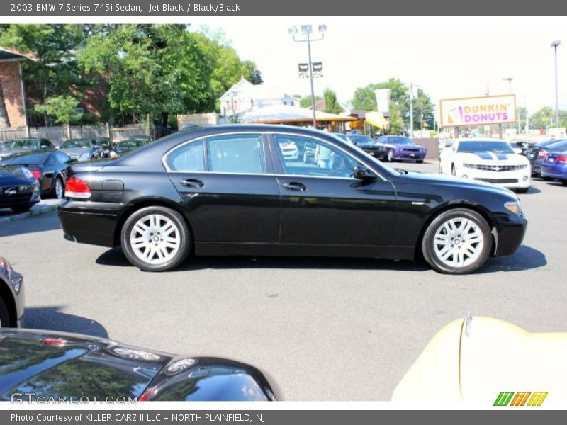 Jet Black / Black/Black 2003 BMW 7 Series 745i Sedan