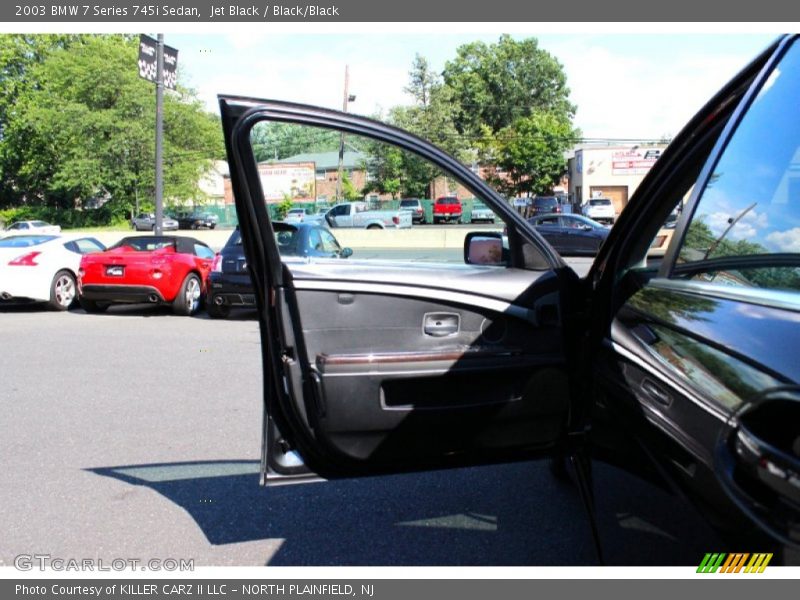 Jet Black / Black/Black 2003 BMW 7 Series 745i Sedan