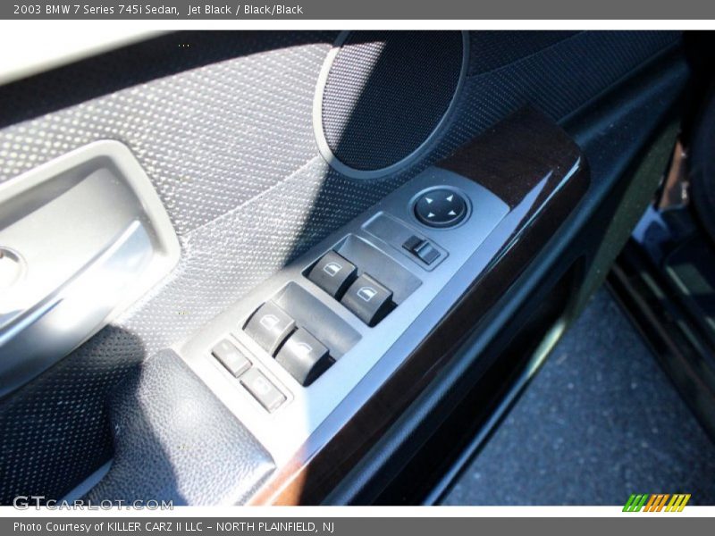 Jet Black / Black/Black 2003 BMW 7 Series 745i Sedan