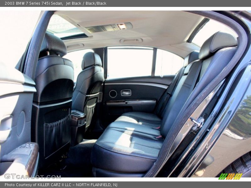 Jet Black / Black/Black 2003 BMW 7 Series 745i Sedan