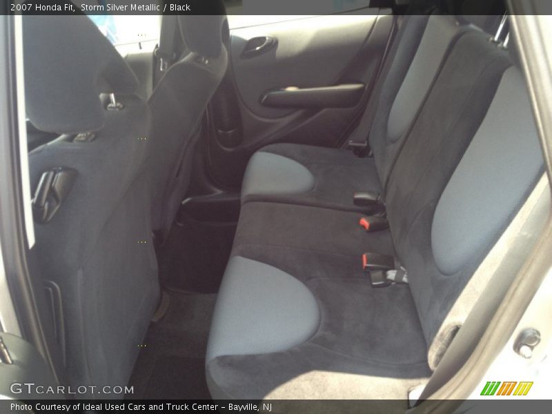 Storm Silver Metallic / Black 2007 Honda Fit