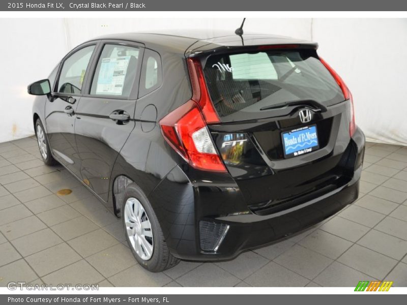Crystal Black Pearl / Black 2015 Honda Fit LX