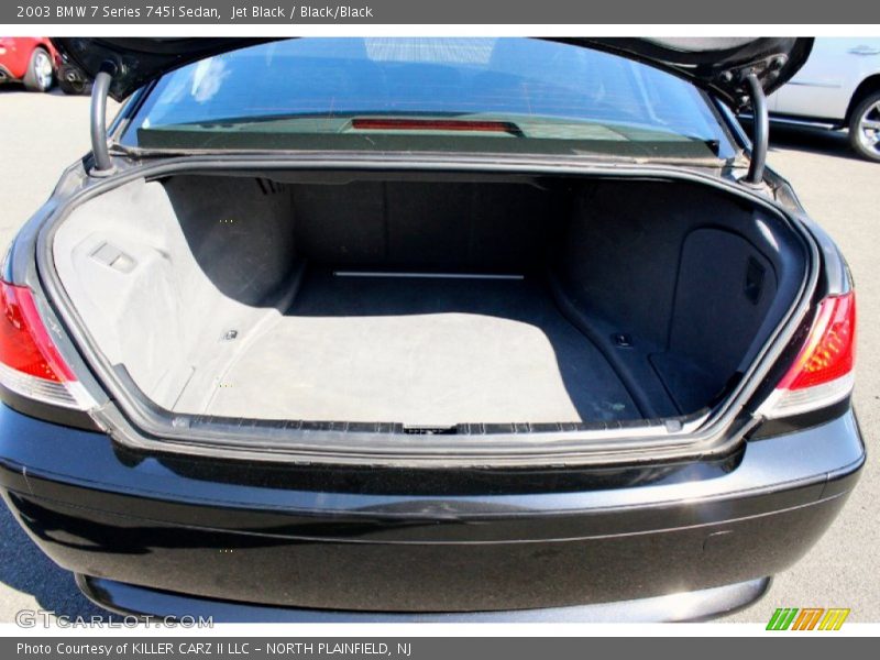 Jet Black / Black/Black 2003 BMW 7 Series 745i Sedan