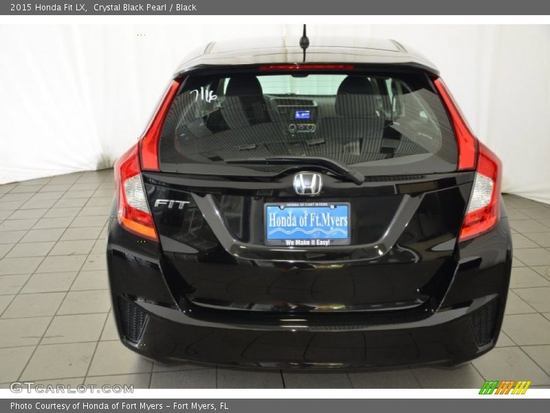 Crystal Black Pearl / Black 2015 Honda Fit LX